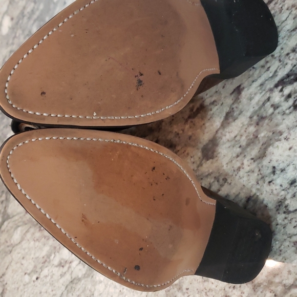 Mens Masterson Boot Co Brown Black Leather Boot Size 11.5 - Picture 7 of 9